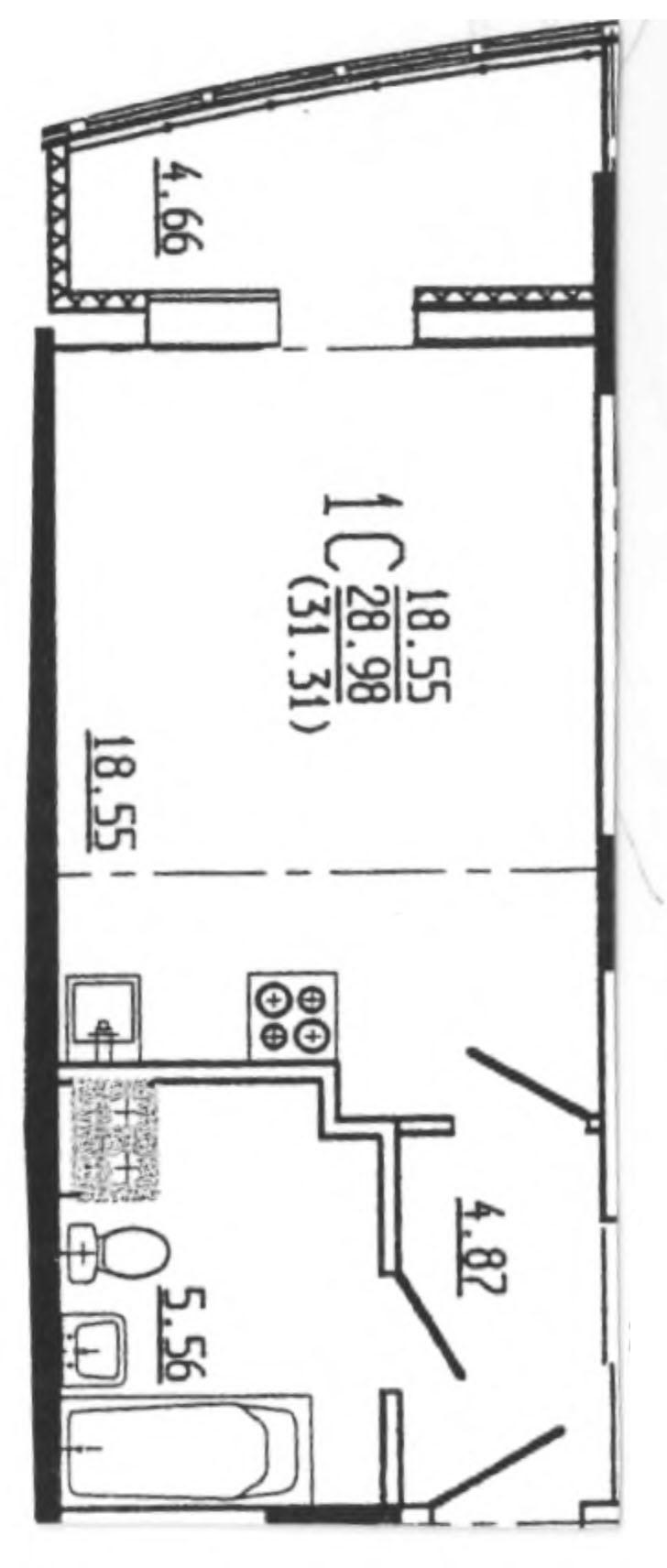 Планировка Студия
