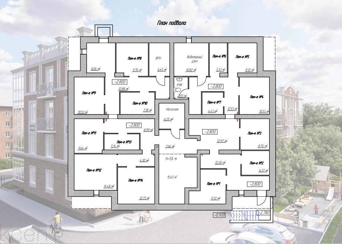 Планировка 2-комн. 20